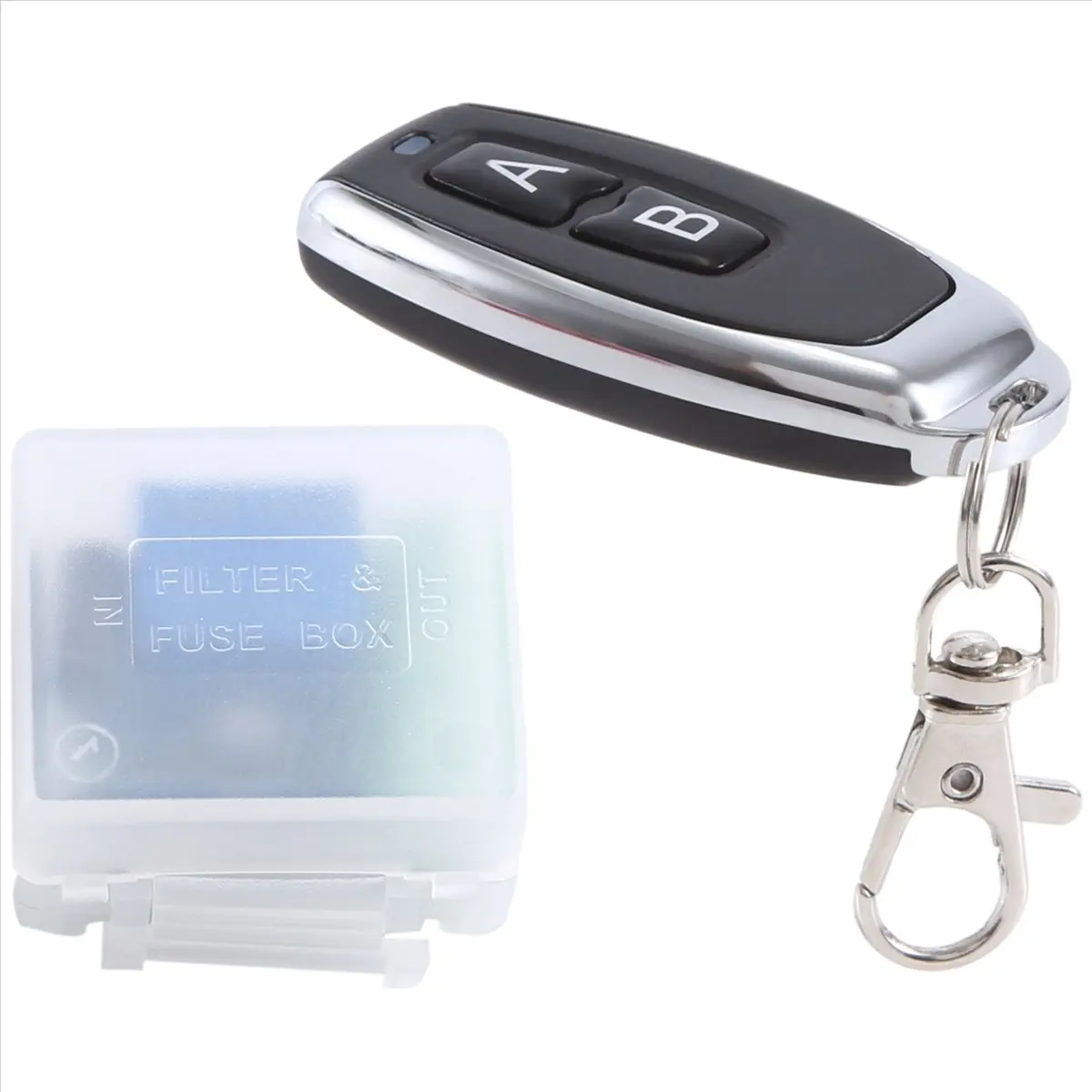 [T81C]DC 12V Single Channel Relay Module Universal Wireless Switch Relay Receiver + 2 CH Remote Controller
