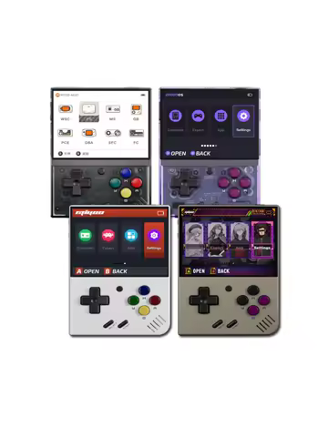 MIYOO Mini Plus Portable Retro Handheld Game Console 3.5-inch IPS HD Screen Children's Gift Linux System Classic Gaming Emulator