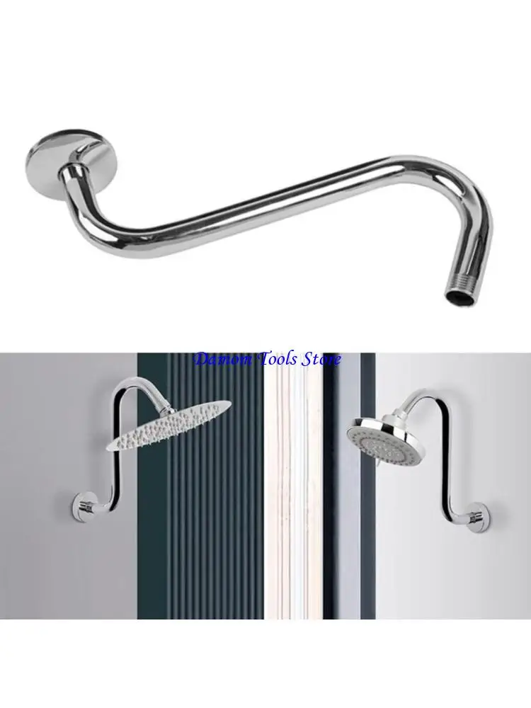 

57BE Elevating Shower Head Risers Arm S Stainless Steel for Bathroom Upgrades