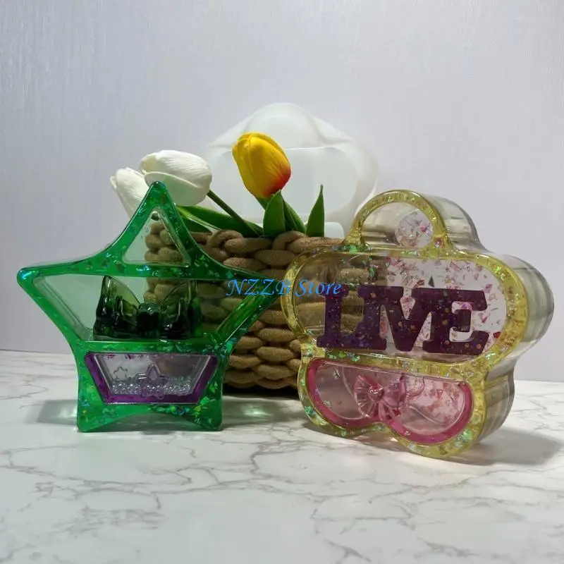 T21F قالب سيليكون عملي وجذاب لصندوق تخزين الدرج قالب حاوية أنيق للمكتب المنزلي ومتاجر المجوهرات