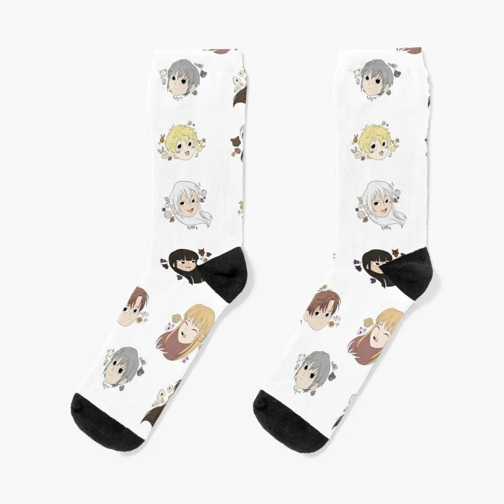 Fruits Basket Group Set Socks Anti-Slip Socks Man Basketball Socks