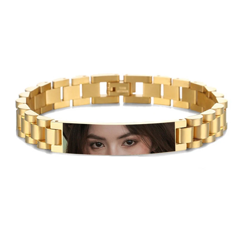 Benutzerdefinierte Augen Foto Armband personalisierte Augen Bild Armbänder gravierte Liebhaber Auge Edelstahl Valentinstag Schmuck Geschenk – Detail 15