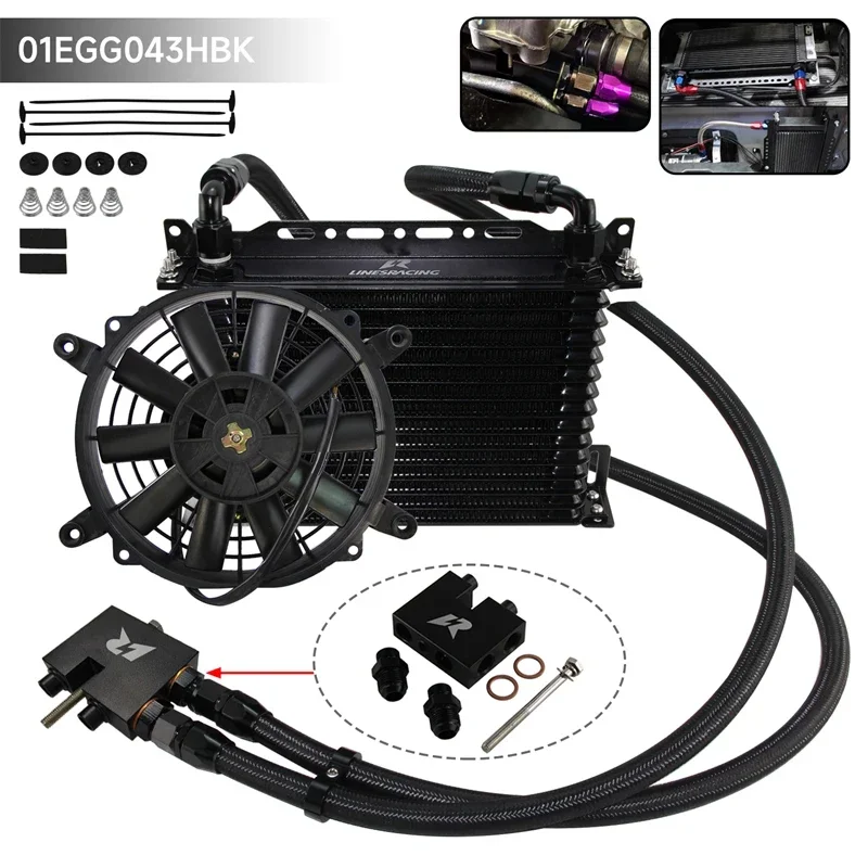 

Black Oil cooler Kit 15 Row AN10 For BMW 3 Series N54 135 135i E82 335 335i E90 E92 E93 3.0L Engine Twin Turbo 2006-2011