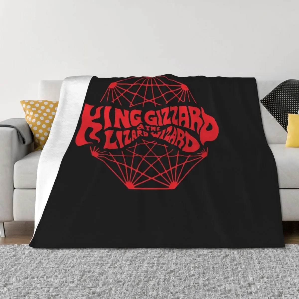 

Gizzard king merch Throw Blanket Bed covers manga bed plaid Summer Blankets