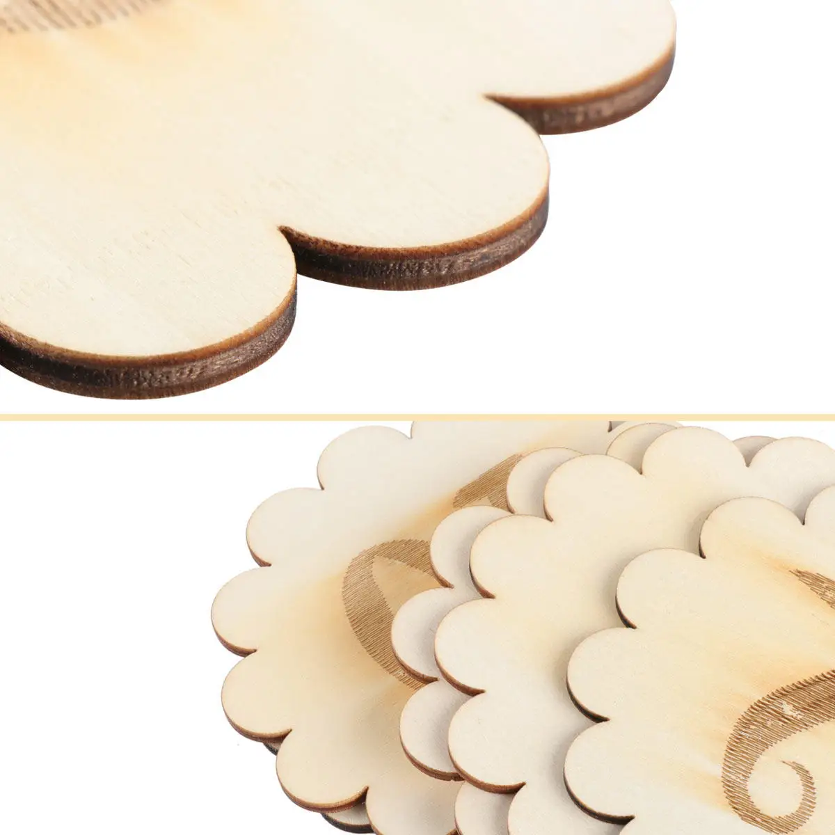 12Pcs Baby Monthly Cards Wooden Milestone Photography Props First Year Growth Record Cute Creative Design Social Media Sharing