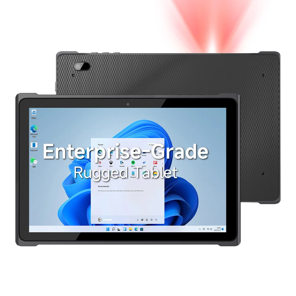 ODM/OEM 10.1 Inch Industrial Tablet with GPS, Win 11 Pro, Octa-Core Qualcomm, 8GB RAM, 4G Network, Rugged Tablet