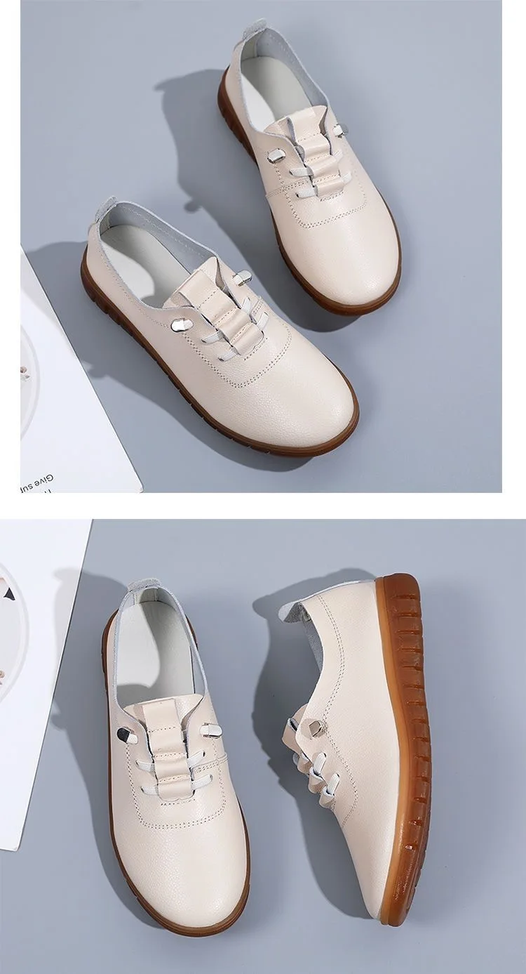 Bequeme und nicht ermüdende Sportschuhe für Damen in Weiß für Frühling und Herbst, Reise- und Freizeitschuhe mit weicher Sohle für Frauen. – Detail 12
