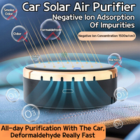 Dual-Core Air Purifier for Car, Removes Odor, Formaldehyde, and Smell, Solar and USB Powered, Suitable for Both Car and Home
