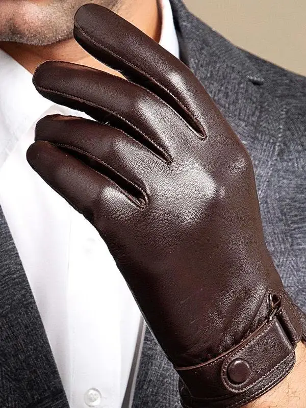 real-leather-gloves-men's-thin-faion-busin-sle-touchscreen-ible-driving-warm-fce-lined-thin-eepskin