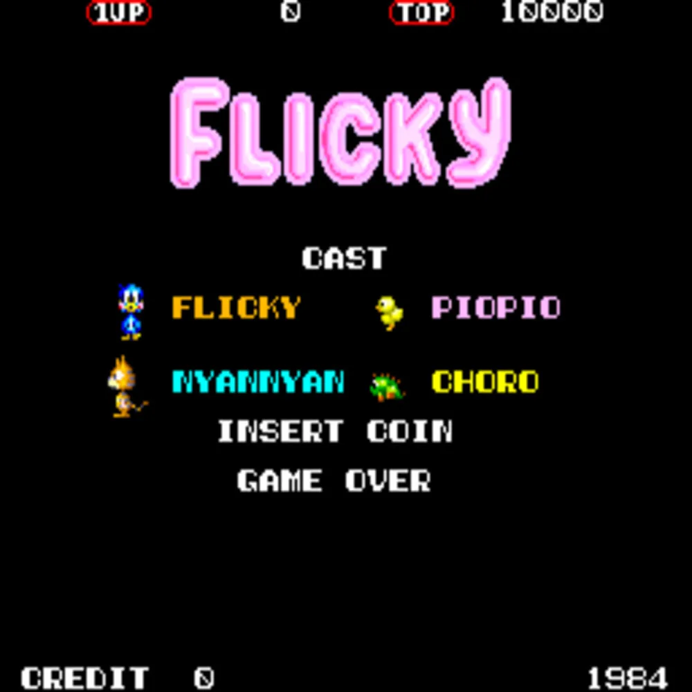 Flicky 16-bitowa karta do gry MD dla Sega Mega Drive dla systemu Genesis