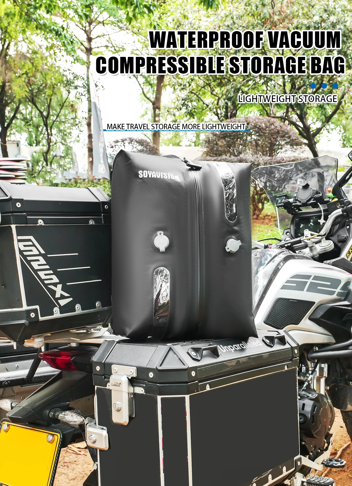 

Luggage Vacuum Compression Bag for Clothes, Backpacks and Boarding Bags, Travel Vacuum Sealed Bag for Riding Travel Business