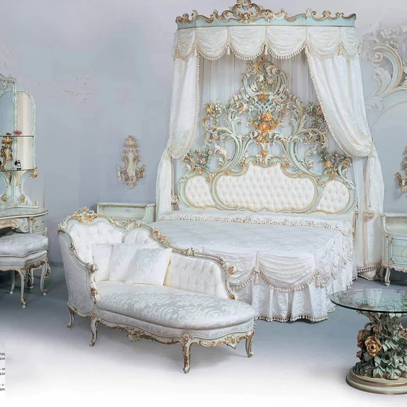 

Белый европейский каркас кровати принцессы, высококачественная дизайнерская кровать для главной спальни, высокое качество, удобная свадебная мебель Muebles, домашняя мебель
