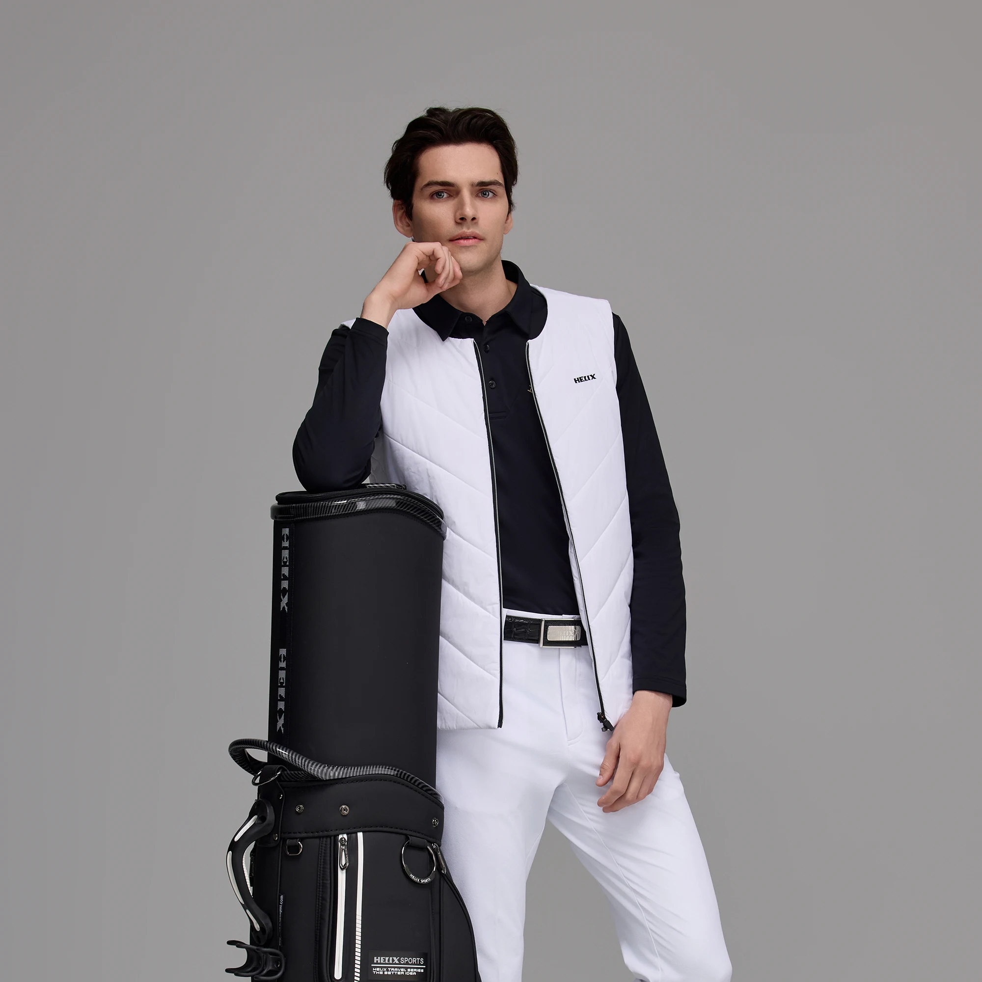 Helix roupas de golfe camisa p - Winter Sun Clothing avaliação e preço
