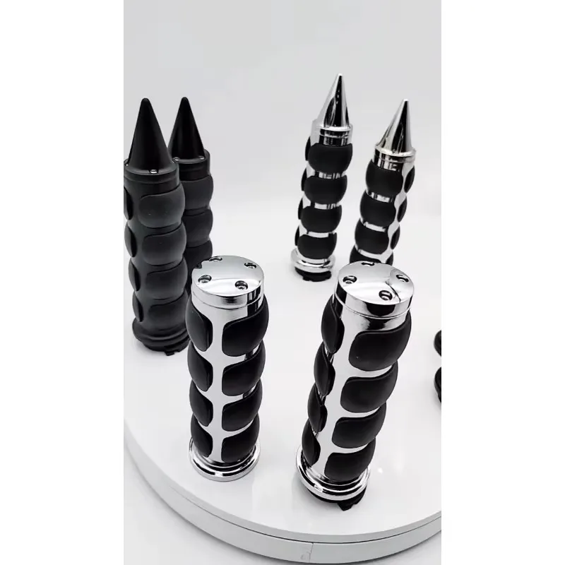 غرامة لدراجات هارلي كاواساكي سوزوكي ياماها كروزر تشوبر مخصص 1 "أو 7/8'' 4-حلقة قبضة اليد المبطنة بالهواء ث/خنق #4