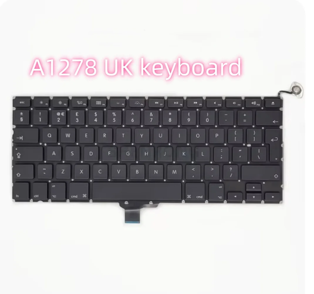 US UK French Spain A1278 Keyboard For Macbook Pro laptop 13