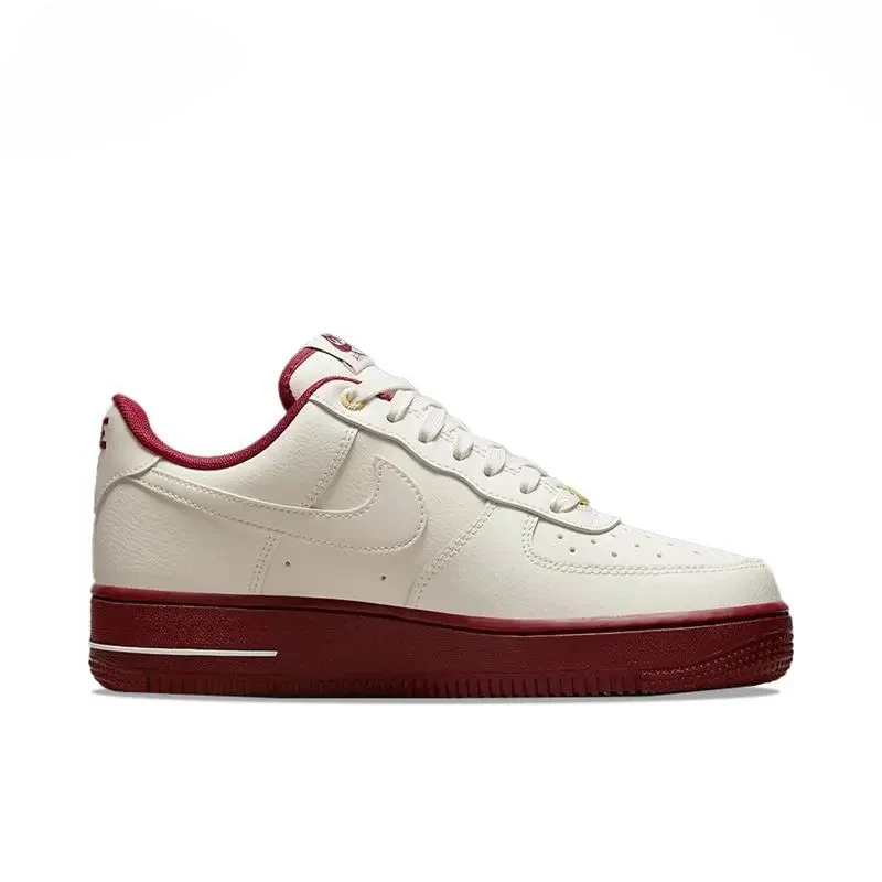 Nike-Zapatillas deportivas Air Force 1 para hombre y mujer, calzado antideslizante, resistente al desgaste, cómodo, ligero, clásico, combina con todo