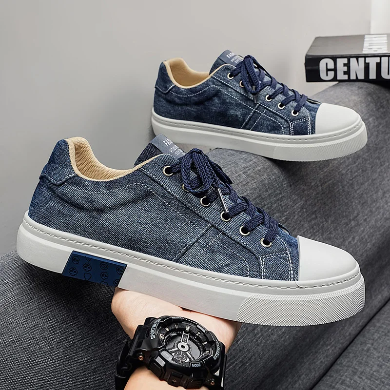 2026 new comfortable and fashionable casual versatile casual fashion trend canvas board shoes men's shoes