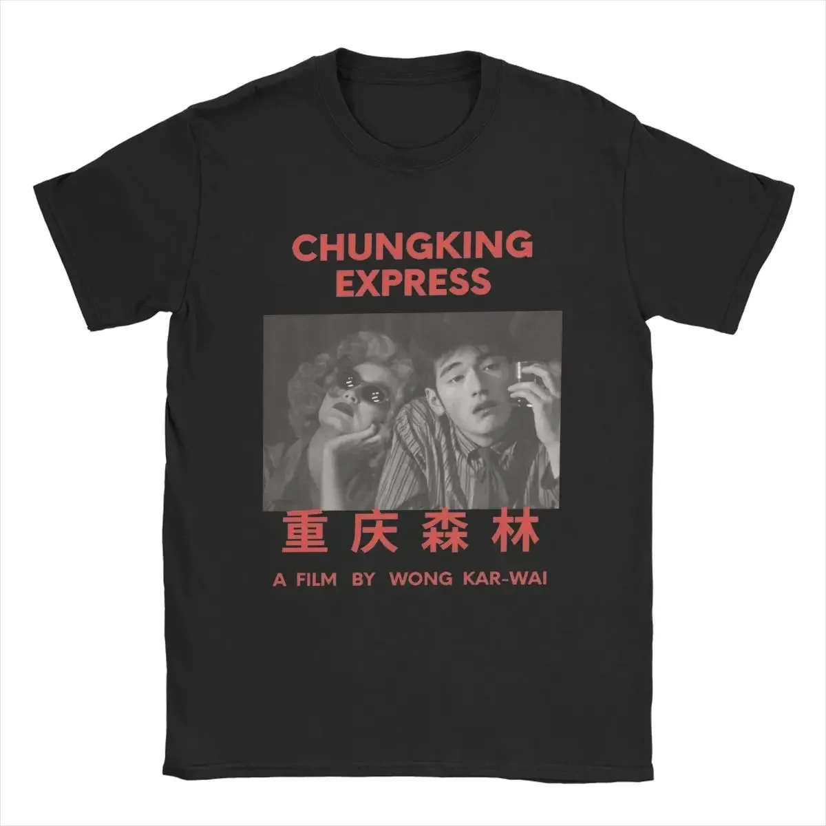 Chungking Express Wong Kar Wai T-Shirts Men Unique Cotton Tee Shirt Crewneck Short Sleeve T Shirt Graphic Printed Clothes