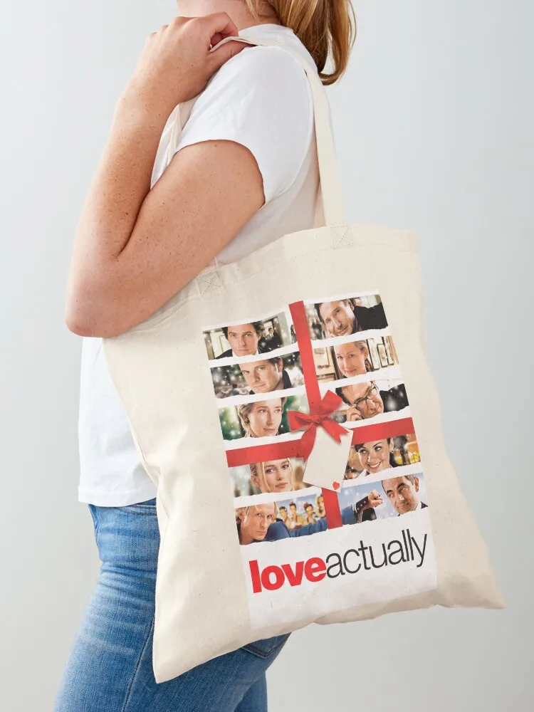 Love Actually Tote Bag Women's shopper bag women bag Handbags women Canvas Tote