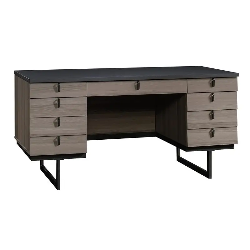 

Brown Finish Executive Desk, Modern Design, Office Furniture for Productivity and Style
