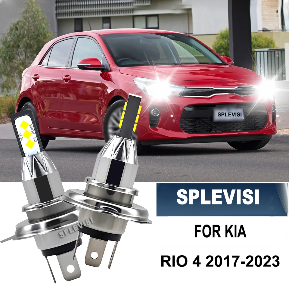 

LED Headlights H4 60W Powerful Bulb 6000K Conversion Kit For Kia RIO 4 2017 2018 2019 2020 2021 2022 2023