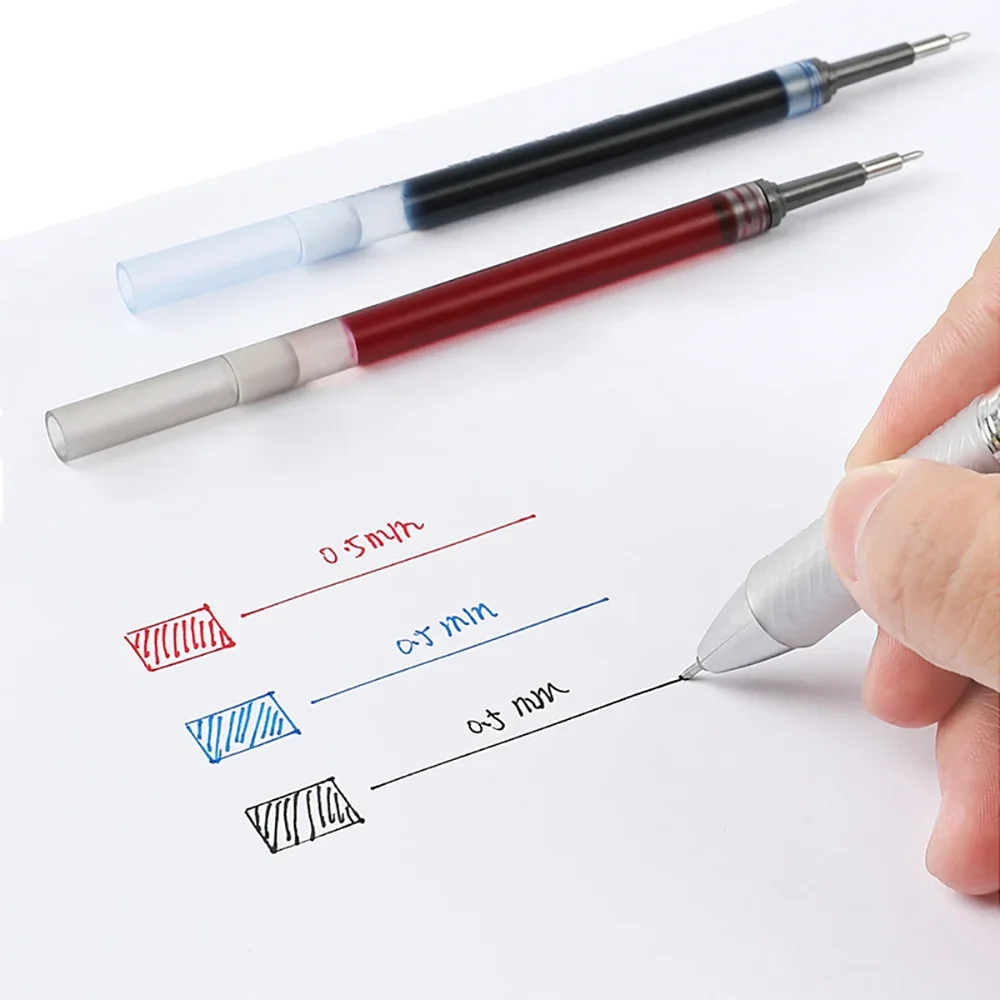 Zestaw długopisów żelowych Pentel BLN25/BL27 z Japonii, półigła, prosty długopis na płynny tusz, 0.5/0.7mm, długopis do podpisywania, artykuły papiernicze o dużej pojemności. — zdjęcie produktu 5
