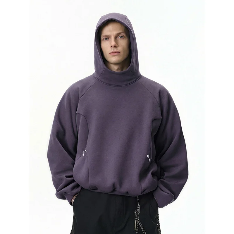 

Мужская зимняя флисовая толстовка с капюшоном 2026 года, новинка, спортивный повседневный пуловер, мужская верхняя одежда