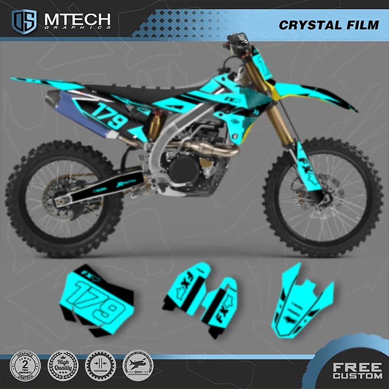 

DSMTECH Custom Team мотоциклетная графика фоновые наклейки наборы наклеек для SUZUKI RMZ450 2018 2019 2020 19-22 RMZ250 003