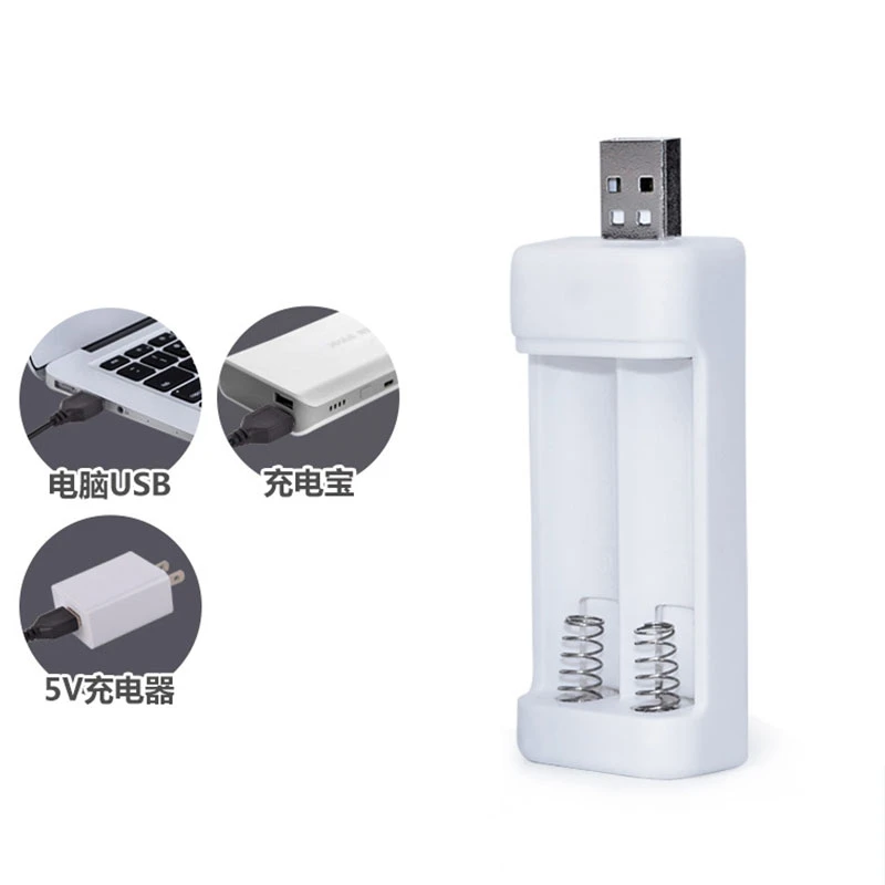 2 Solts Battery Charger Adapter USB Plug Battery Charger For Universal AA/AAA Rechargeable Batteries Power Accessories