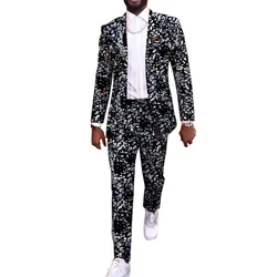 Ropa de fiesta africana para hombre, trajes de pantalón informales personalizados, Blazers, pantalones de parche, prendas de boda masculinas de moda Ankara, recién llegados