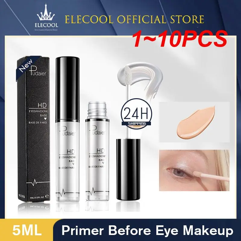 Primer de pálpebras duradouro, Pudaier Eye Base Cream, sombra líquida, hidratação da maquiagem, TSLM1, 1 a 10pcs