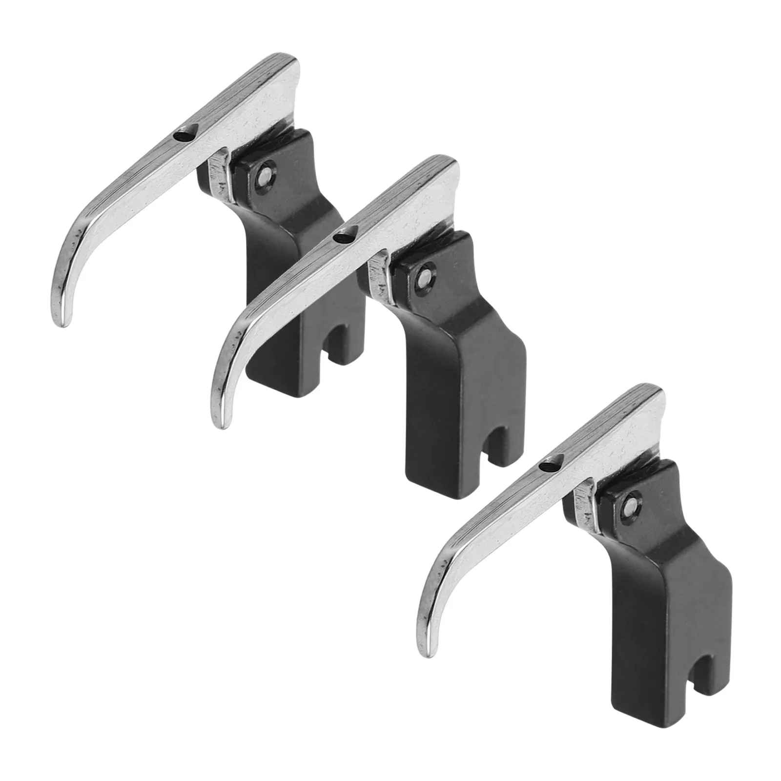 

3Pcs High Shank Beading Presser Foot Stable Sewing Foot for Wedding Dress Bead Fabric Embellished Fabric Sewing Flatbed Machine