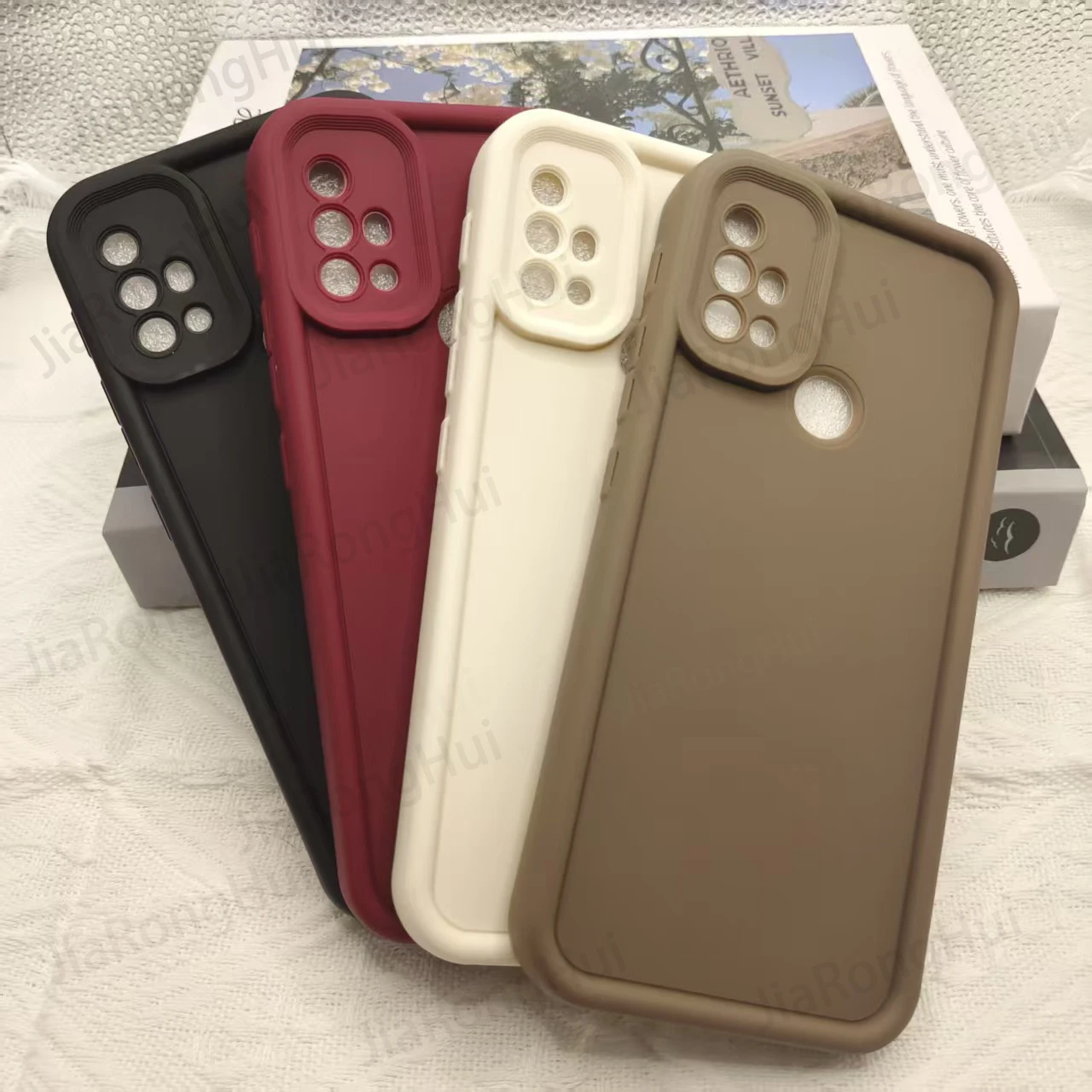 Funda para teléfono Motorola Moto G30, fundas para Motorola Moto G20, funda para Moto G10, anticaídas, de lujo, con acabado mate suave.