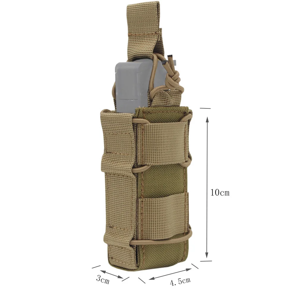 VULPO Hot Sale Tactical 9mm Magazine Pouch Bag Pistol Molle Mag Pouch Flashlight Pouch Hunting Holster