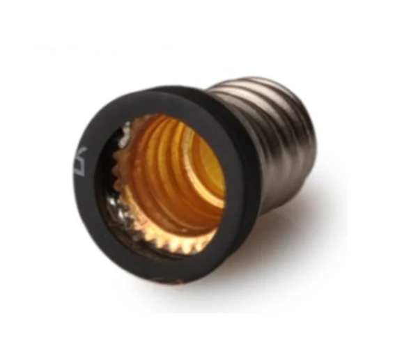 Adattatore da 8 pezzi da E14 a E12 LED CFL lampadario europeo Base lampada convertitore portacandele usa