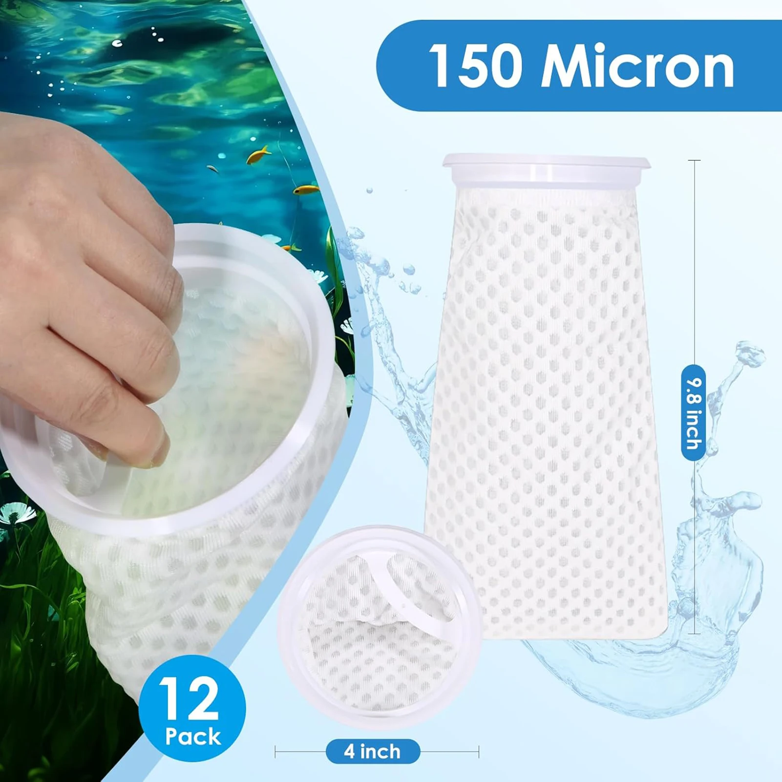 Sacs filtrants en forme d'anne - Reef Tank Filter avis et prix