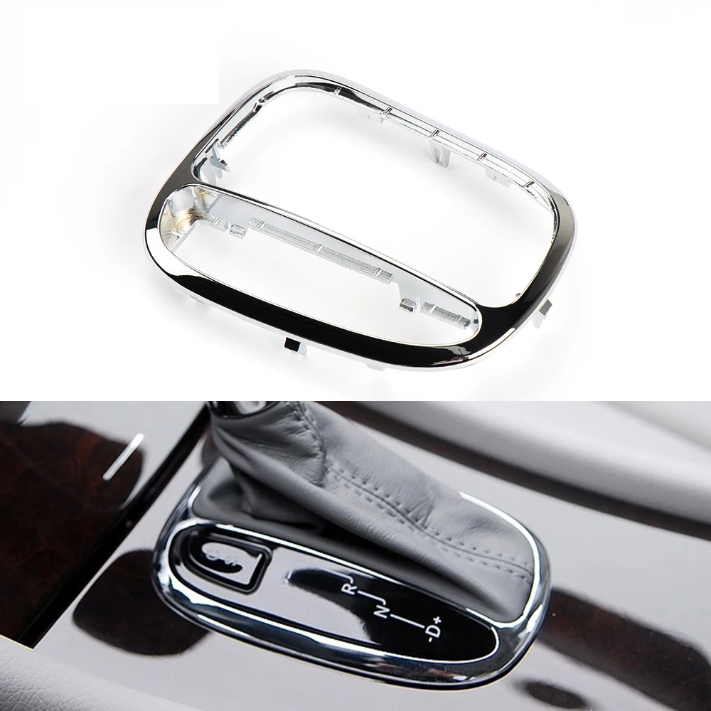 

W203 Car Center Shifter Trim Cover Shift Gear Cover Panel Frame For Mercedes C200 C230 C300 Shift Lever Decorative Ring