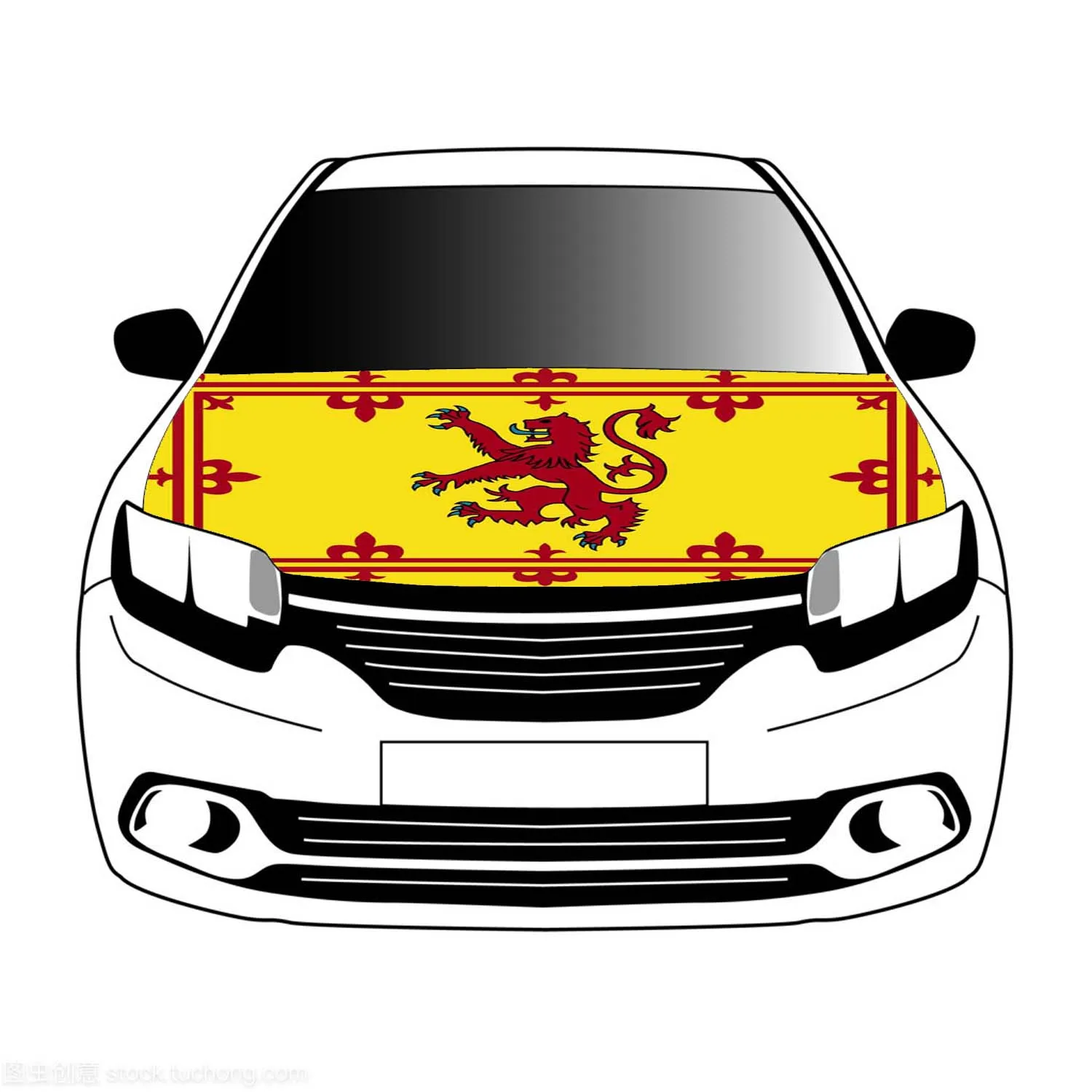 

Lionrampant flag flags car Hood cover 3.3x5ft/5x7ft 100% polyester banner Digital Printing Activities festivals and car use