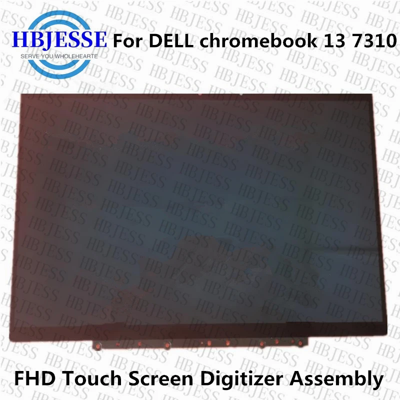 Original 13.3'' For DELL chromebook 13 7310 HC22K FHD LP133WF7-SPF3 FHD 1920X1080 LCD Display Touch Screen Digitizer Assembly