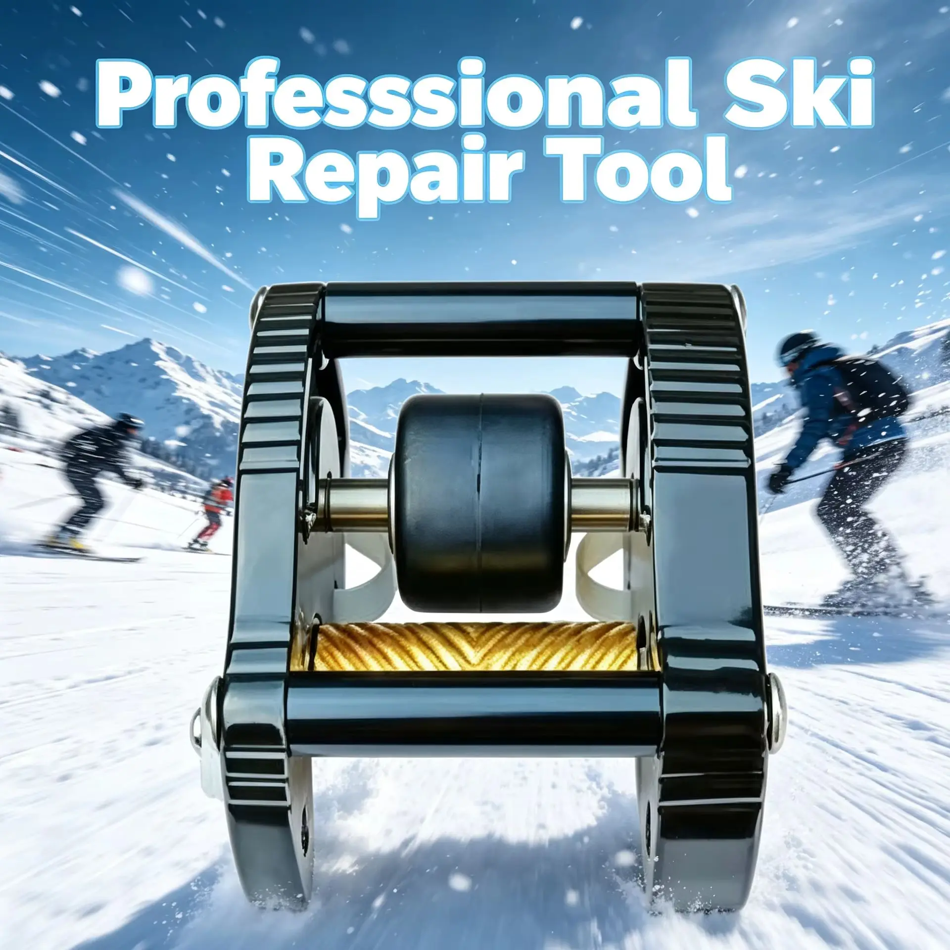 Professional Cross-Country Ski Wax Application Tool Kit with Roller, Professional Ski Maintenance Product