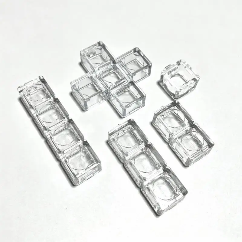 New【Clear Keyboard Stand DIY Keyboard Keychain For Different Keycap Button Fidget Keyring Switch Tester Fidget Pendants】