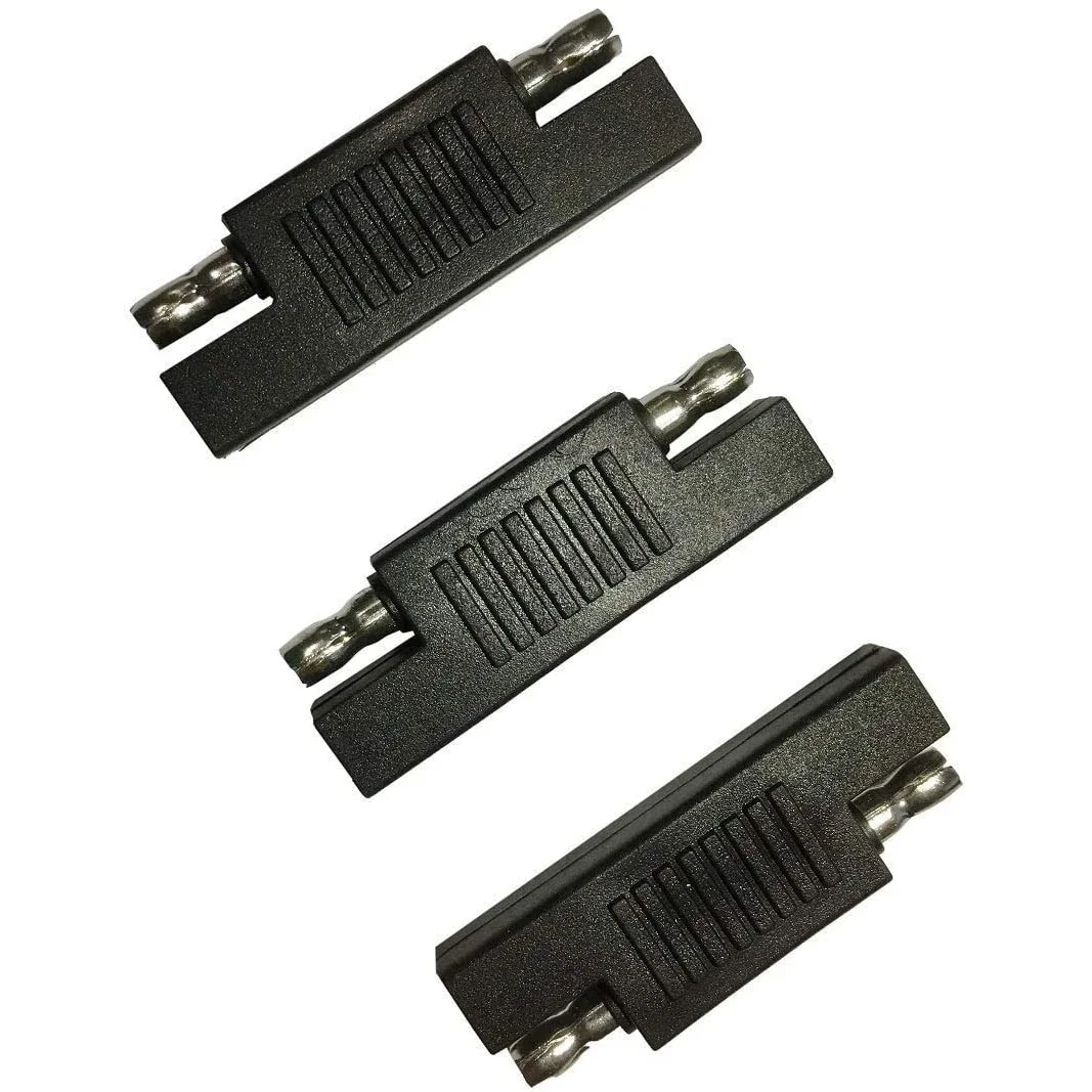 3pcs DIY SAE Polarity Reverse Adapter SAE to SAE Connector for Quick Disconnect Wire Harness SAE Connector and Maintainer