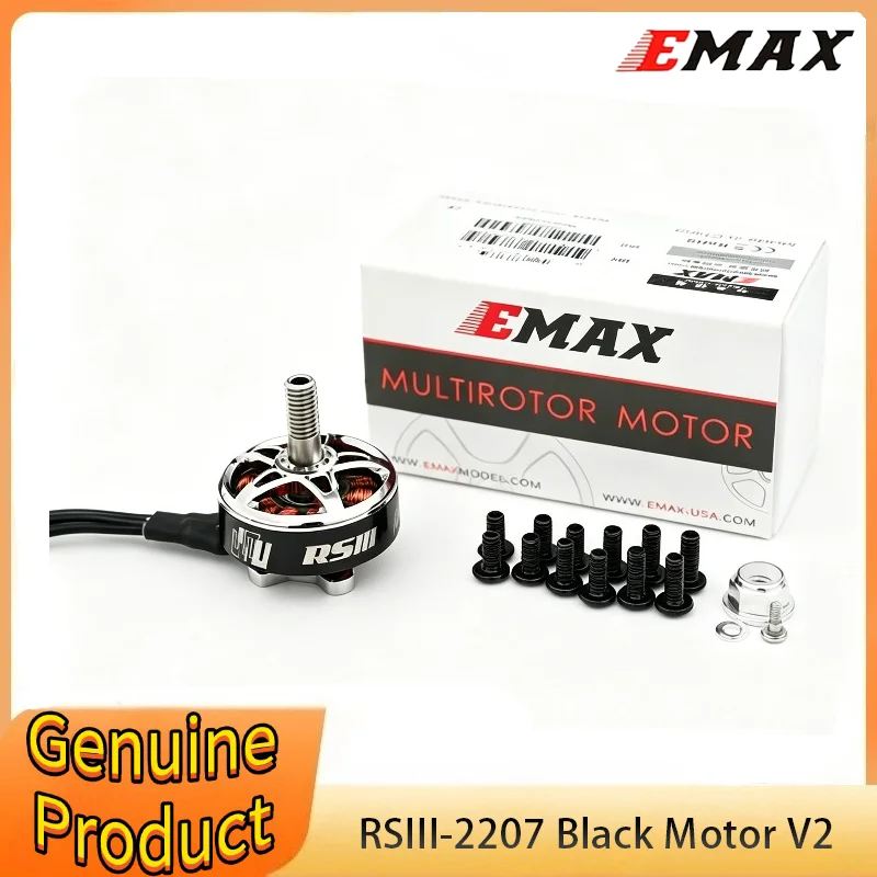 

Emax RSIII Series RSIII 2207 2306 1800KV / 2100KV / 2500KV Brushless Motor for FPV Racing Quadcopter Drone RC Model