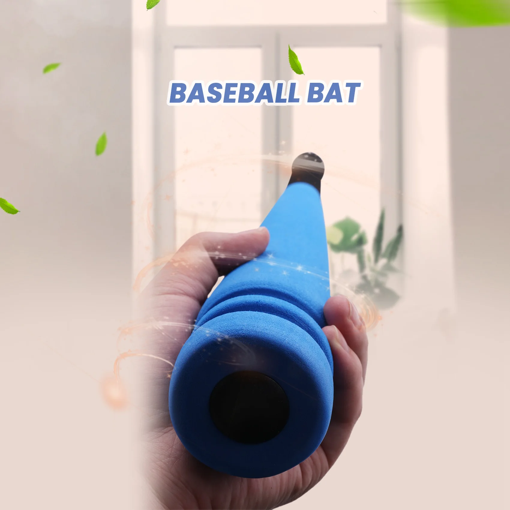 Schaumstoff-Baseballschläger mit Baseballspielzeug-Set für Kinder im Alter von 3 bis 5 Jahren, Blau