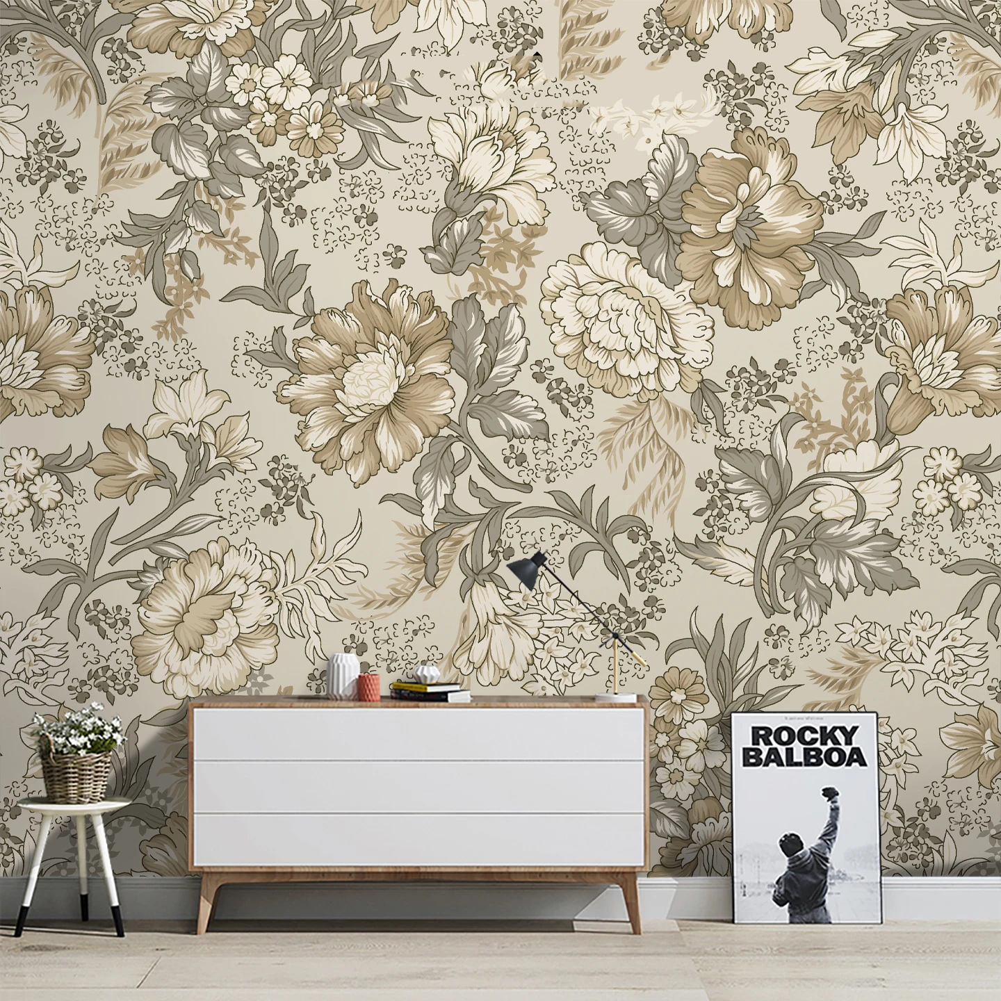 

Французские средневековые американские обои для спальни в стиле ретро, ТВ-фон, стена, украшение для спальни, настенная бумага, живопись