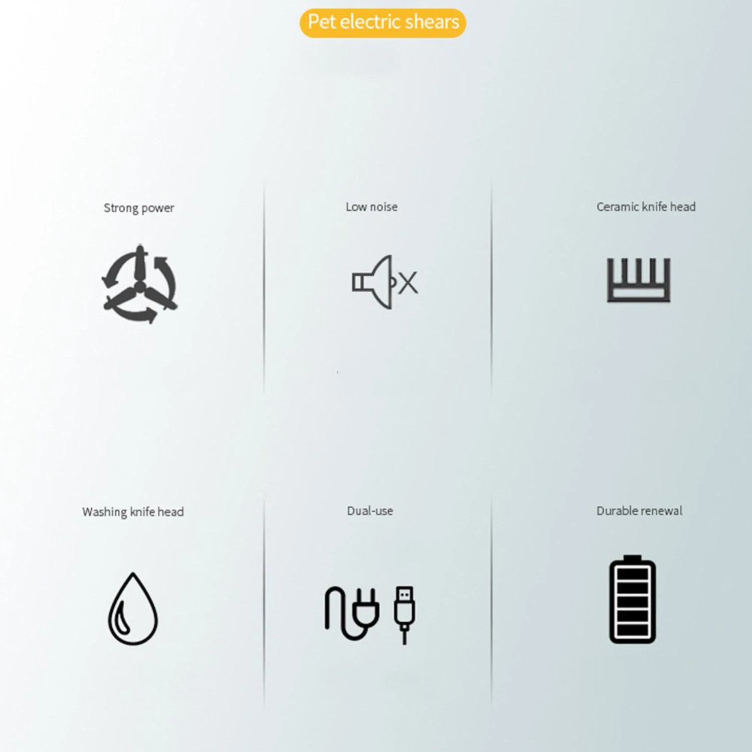 Tagliacapelli elettrico senza fili per tagli di capelli professionali domestici