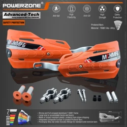 PowerZone 22MM 28MM Motorcycle Handguard With Grips Handlebar Protector For KTM MX SX F Enduro EX C CRF YZF WRF KXF Motocross