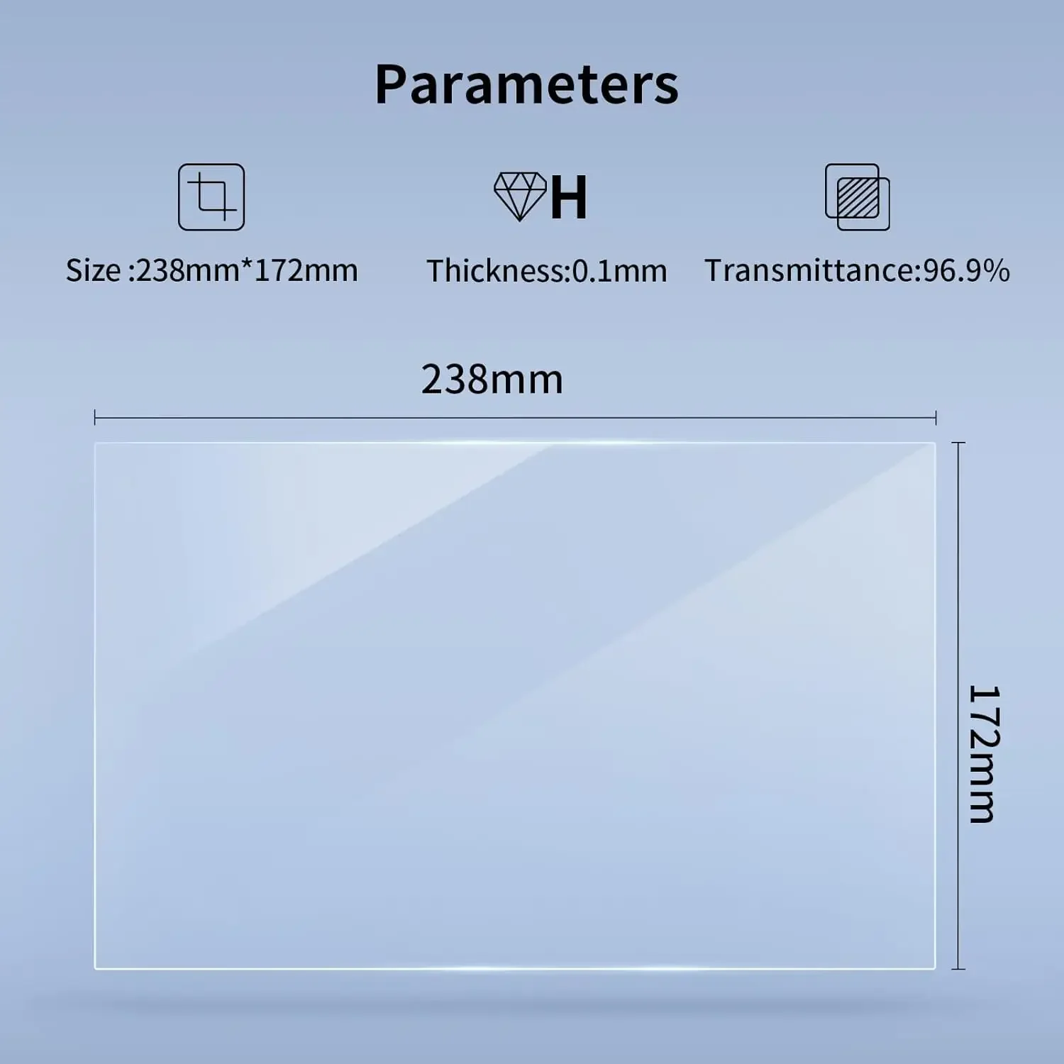 5 sztuk ochraniacz ekranu do Anycubic Photon M3 Max 13.6 cala LCD żywica drukarki 3D odporna na zarysowania folia ochronna akcesoria — zdjęcie produktu 5