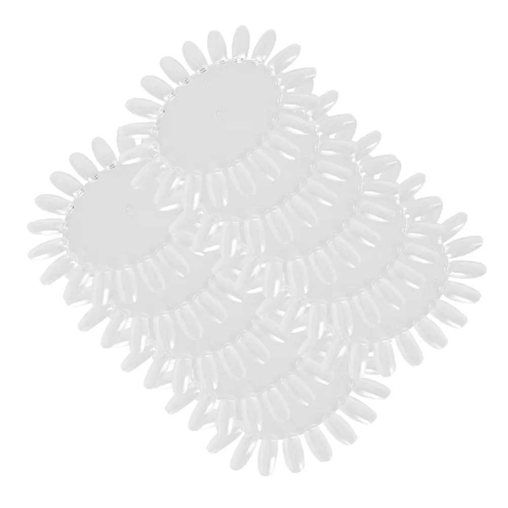 Gráfico profissional de cores para unhas, placa de prática curvada em forma de elipse para salão de beleza, treinamento de demonstração, esmalte, gráfico de cores com 10 peças