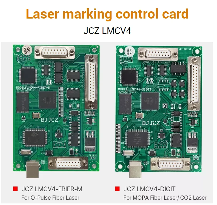 Controller Board Marking Software JCZ Ezcad Control Card For Fiber Marking Machine